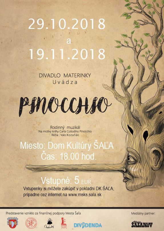 Pinocchio 29.10.2018 19.11.2018