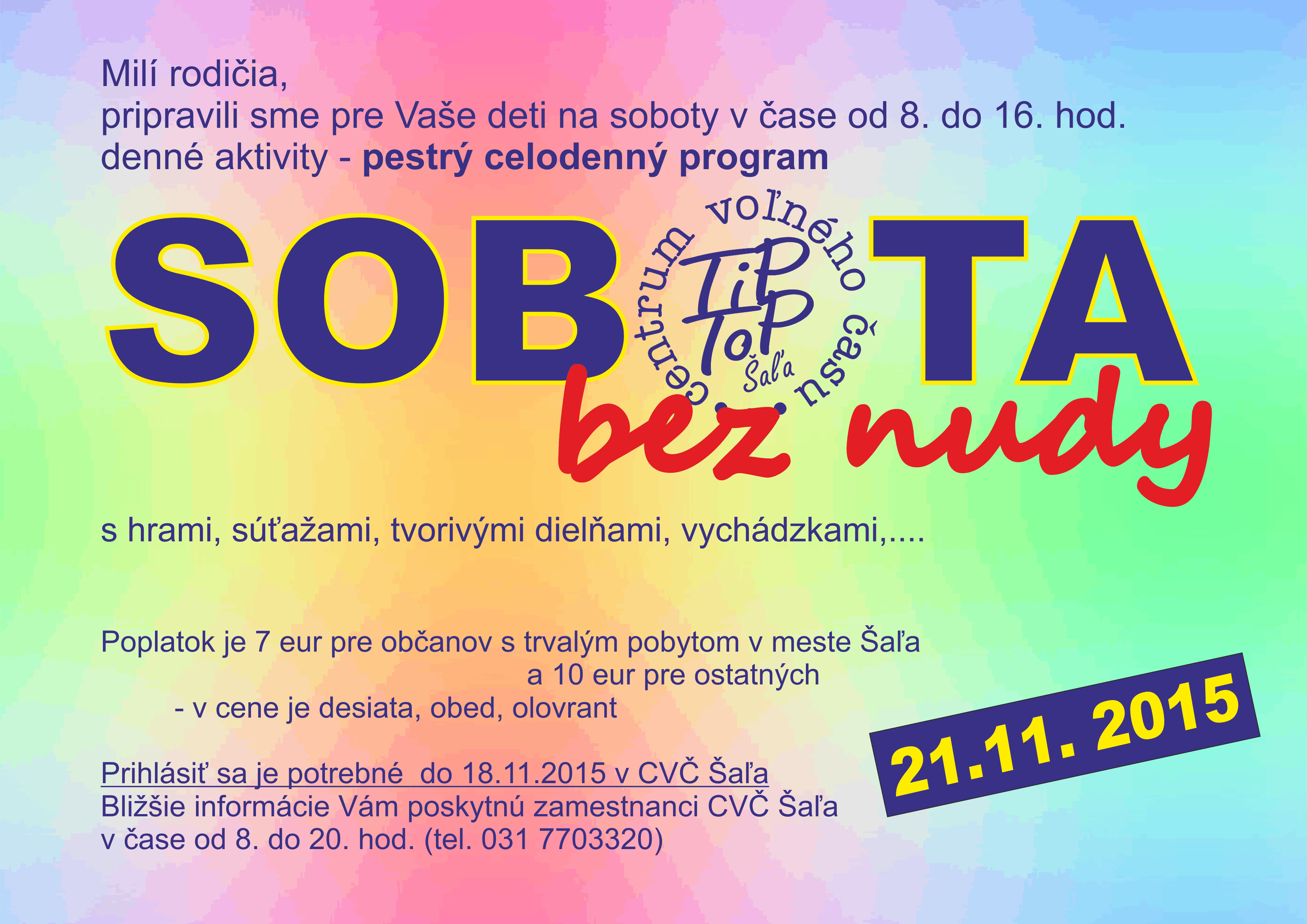 Sobota bez nudy